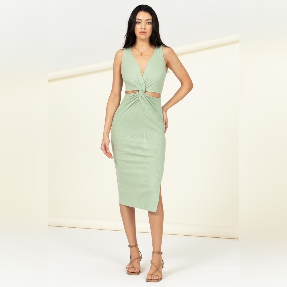 Peak Cut out Dress